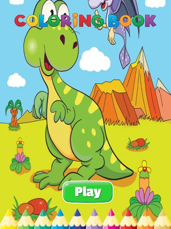 Dinosaur Farm Coloring Book - Activities for Kid iPad 應用截圖