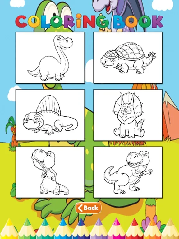 Dinosaur Farm Coloring Book - Activities for Kid iPad 應用截圖