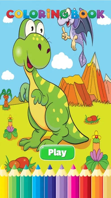 Dinosaur Farm Coloring Book - Activities for Kid應用截圖