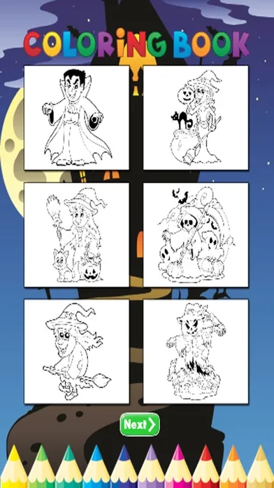 Halloween Coloring Book - Activities for Kids স্ক্রিনশট