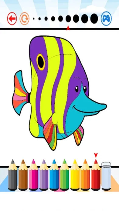 Ảnh chụp màn hình của Mermaid Beach Coloring Book - Activties For Kid