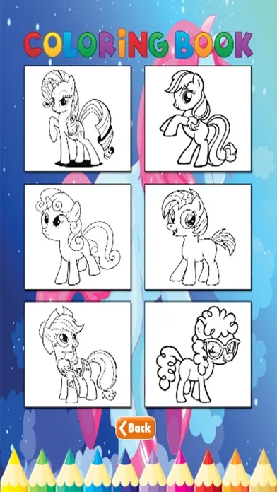 تصاویر Pony Art Coloring Book - Activities for Kids