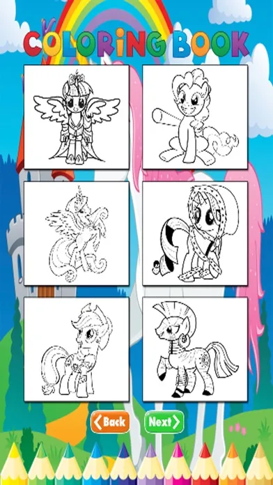 Pony Coroling Book - Activities for Kids应用截图