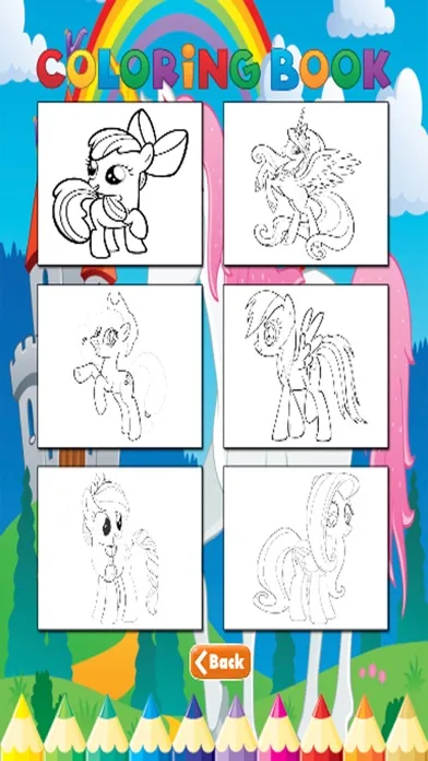 Pony Coroling Book - Activities for Kids应用截图