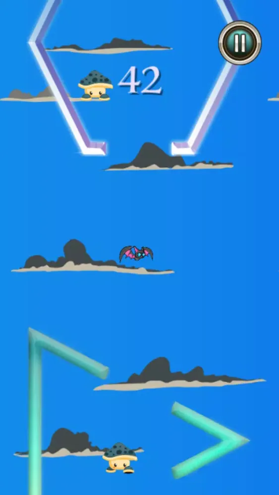 Tangkapan skrin Super Bat Endless Flying Game Free