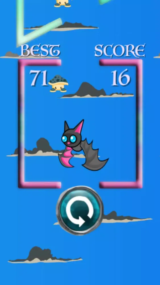 Tangkapan skrin Super Bat Endless Flying Game Free