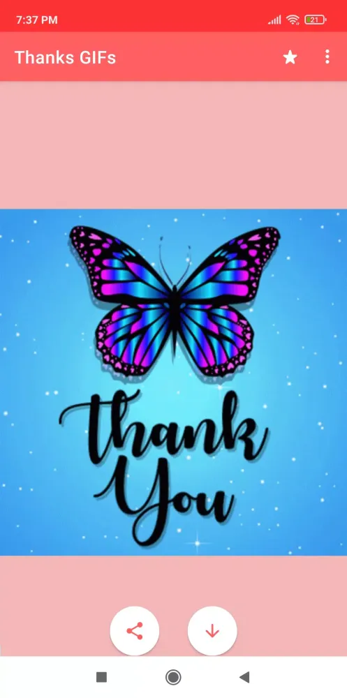 Thank You - GIF & Stickers Screenshots
