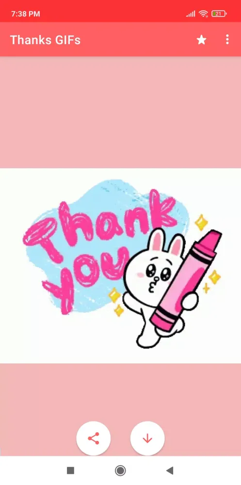 Thank You - GIF & Stickers Screenshots