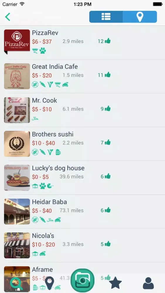 Capturas de tela do Thanku Menu