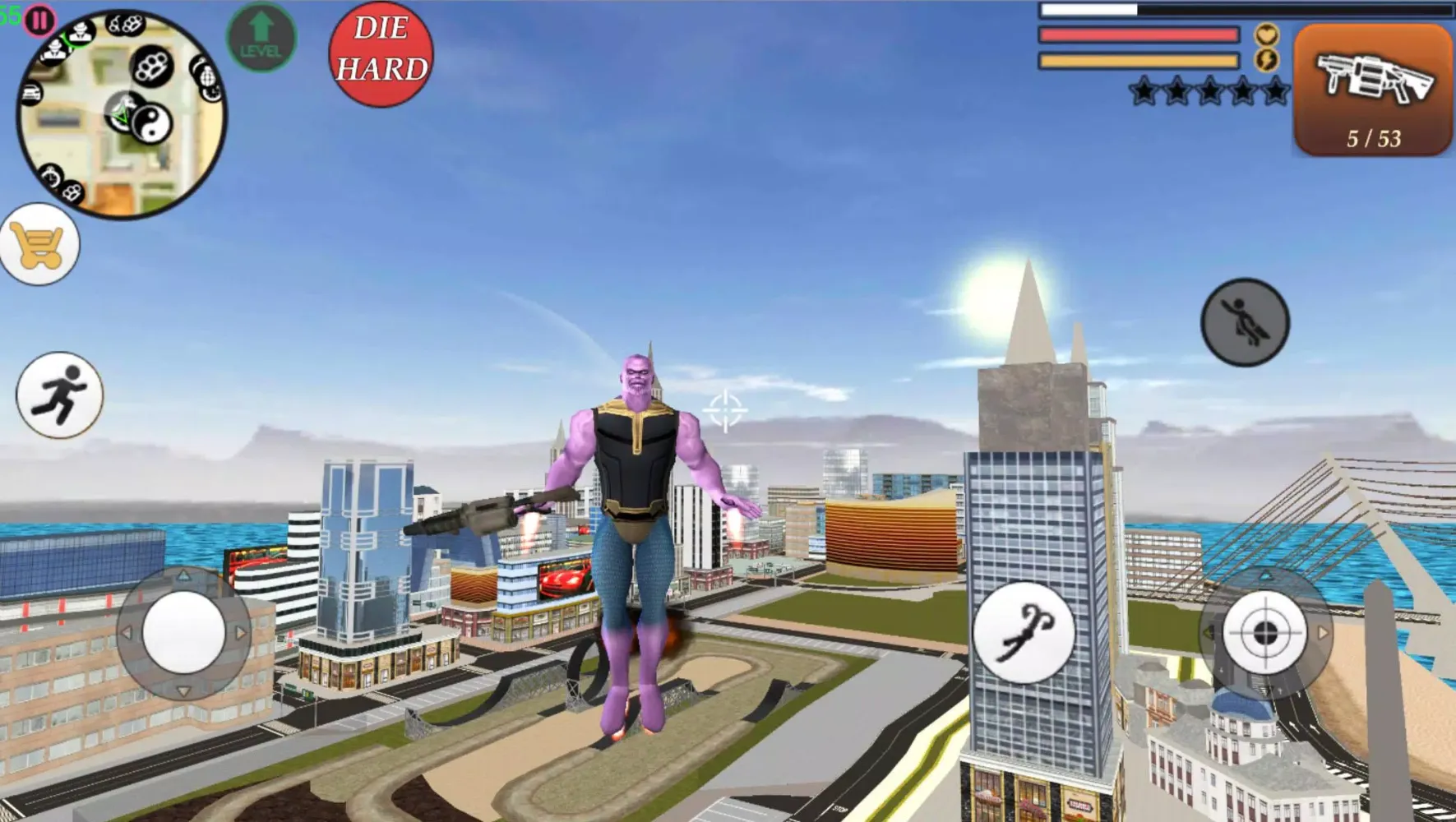 Vegas Crime Rope Hero Simulato Screenshots
