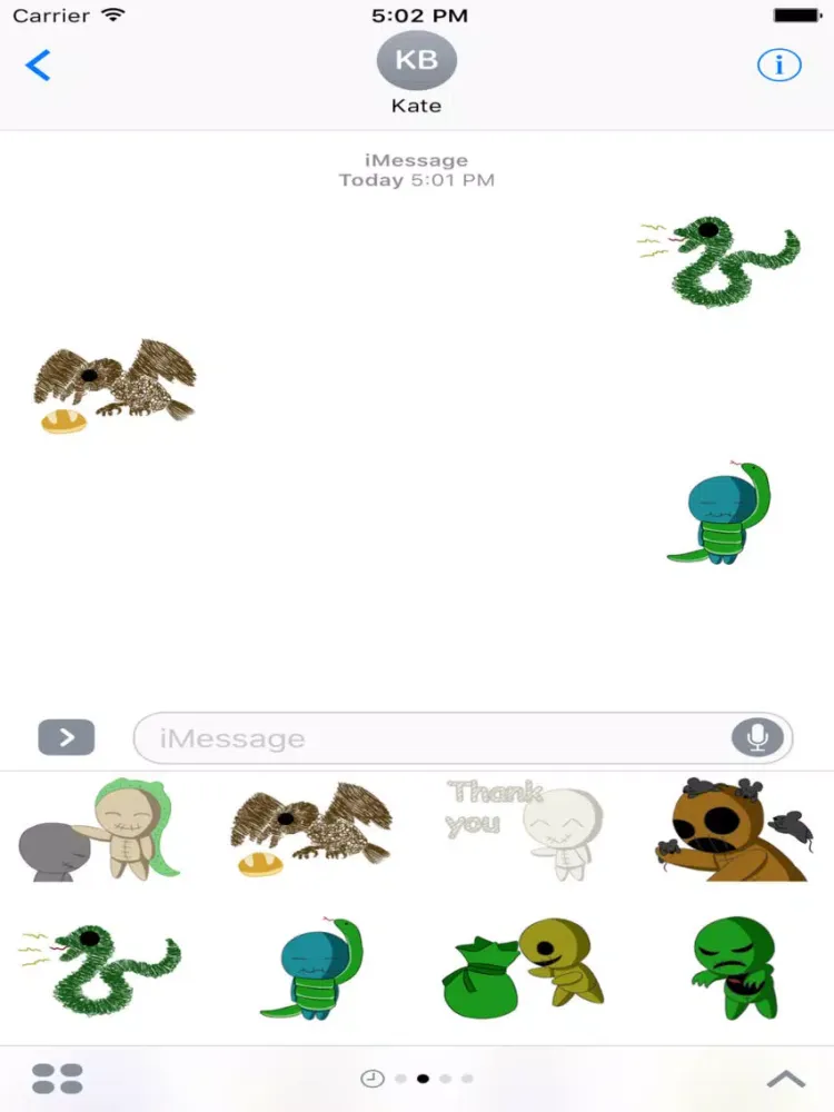 Zrzuty ekranu 7 Sins Stickers iPad 