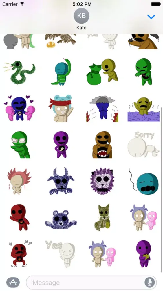 Zrzuty ekranu 7 Sins Stickers