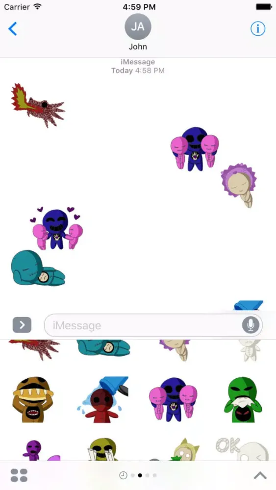 Zrzuty ekranu 7 Sins Stickers
