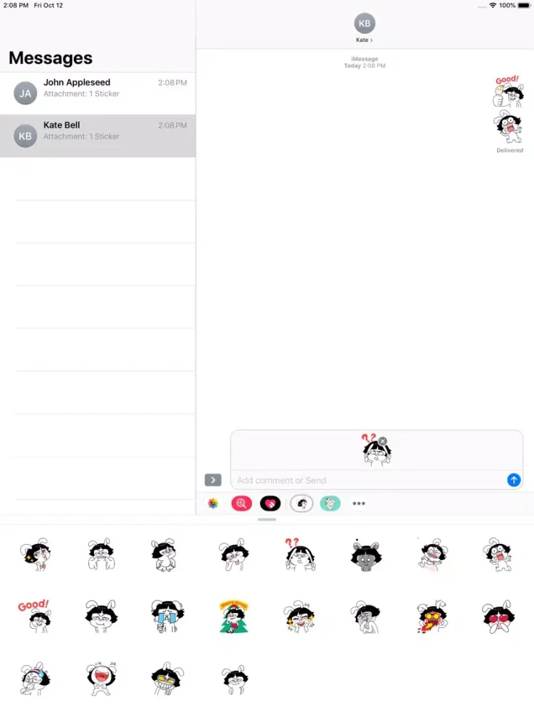 Ảnh chụp màn hình của Miss Bunny Animated iPad 