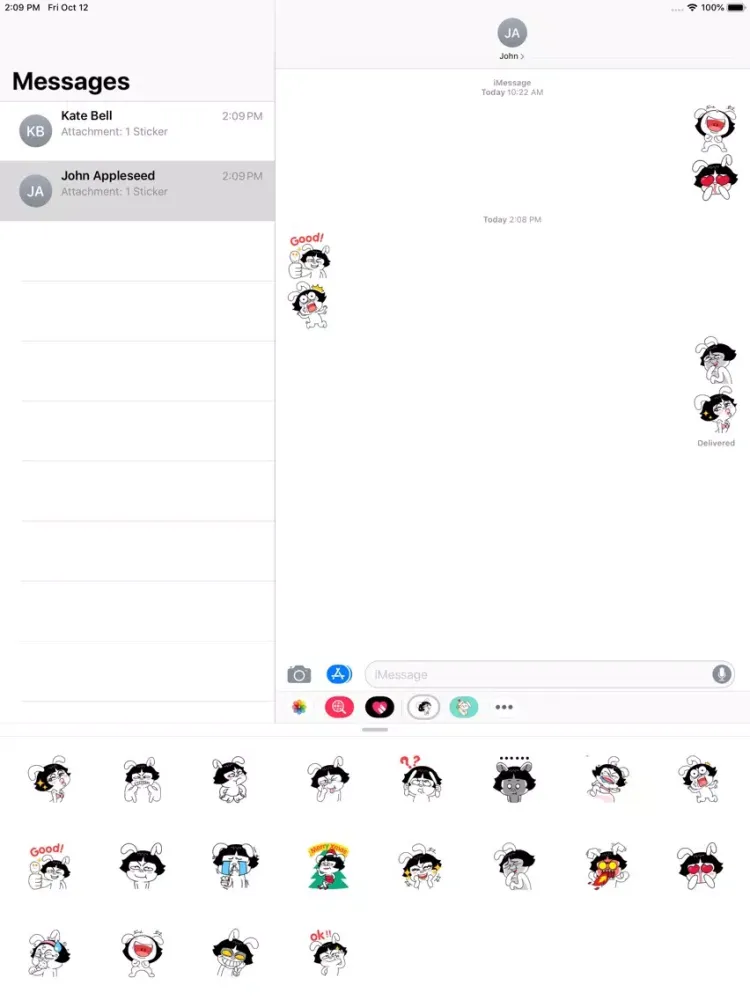 Ảnh chụp màn hình của Miss Bunny Animated iPad 
