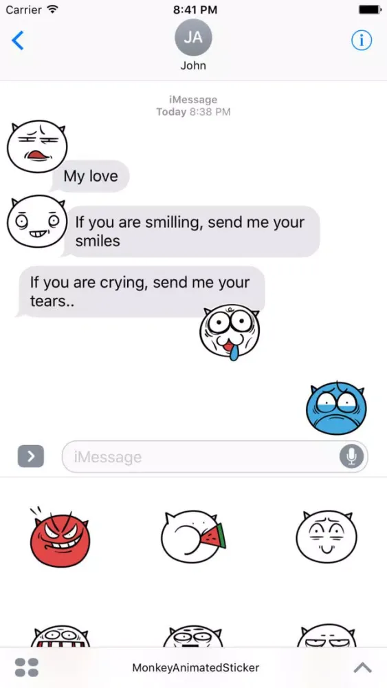 Demon Emoticons Animated Stickers應用截圖
