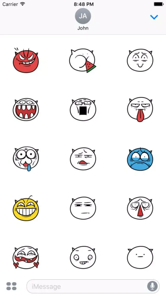 Demon Emoticons Animated Stickers應用截圖