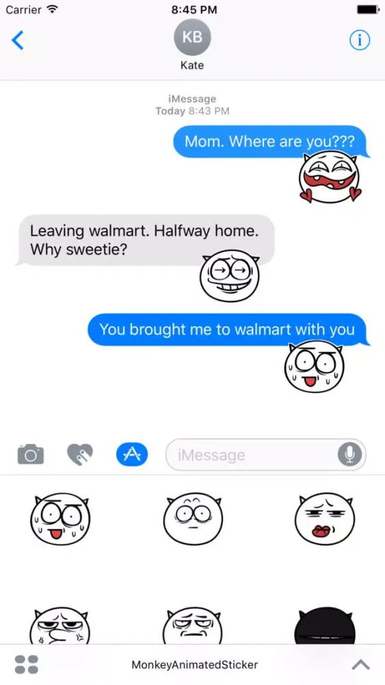 Demon Emoticons Animated Stickers應用截圖