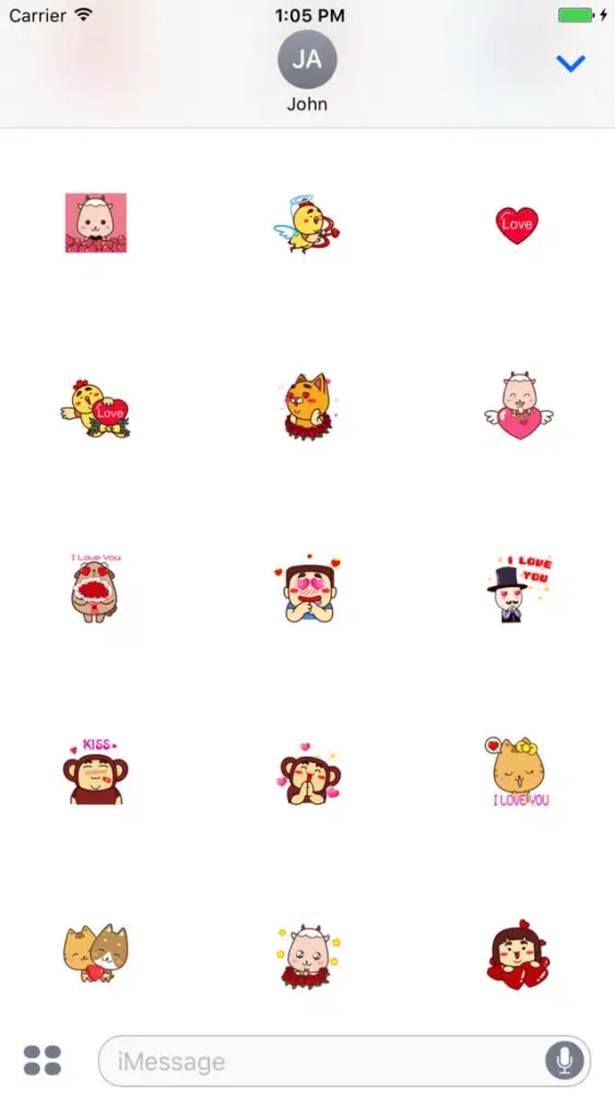 Love Day Emoji Gifs Screenshots