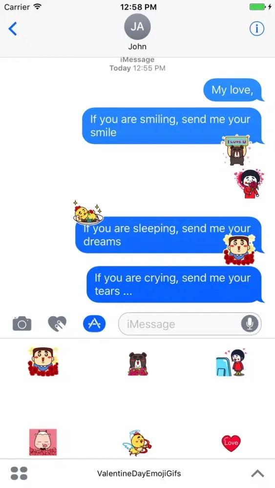 Love Day Emoji Gifs Screenshots