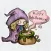 Happy Halloween Witch Stickers