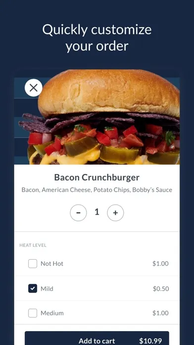 Capturas de pantalla de Bobby's Burgers by Bobby Flay