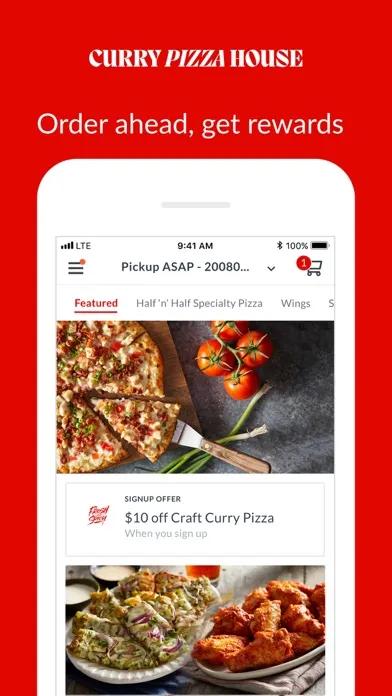 Tangkapan layar Curry Pizza House Rewards