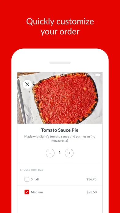 ภาพหน้าจอของ Sally's Apizza