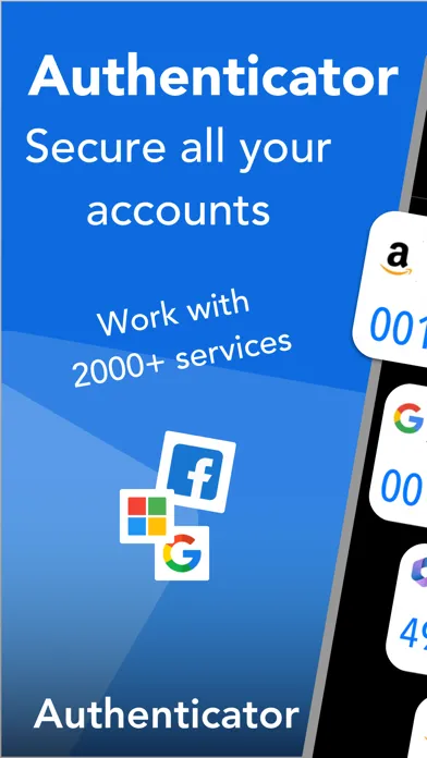 Captures d'écran de 2FA - Authenticator, Verify ID
