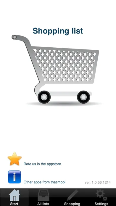 Zrzuty ekranu Grocery list - online sync