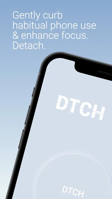 Tangkapan skrin DTCH: Detach | Focus | Prosper