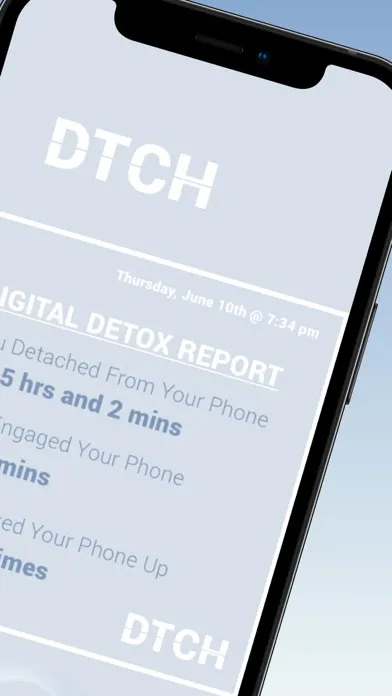 Tangkapan skrin DTCH: Detach | Focus | Prosper