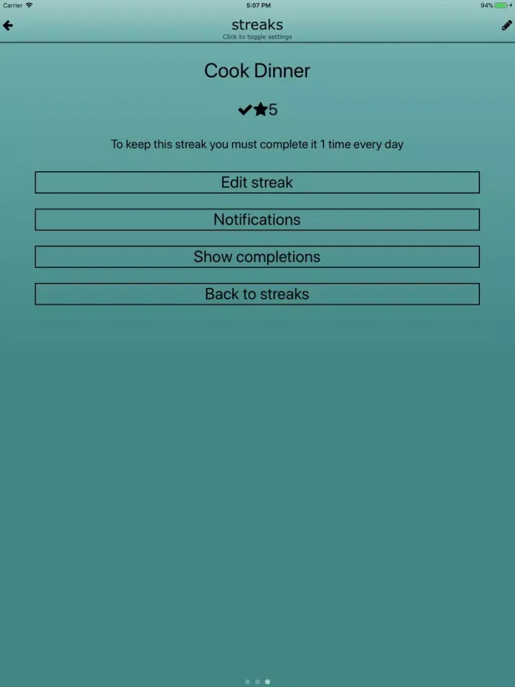 ภาพหน้าจอของ streaks - good habit builder iPad 