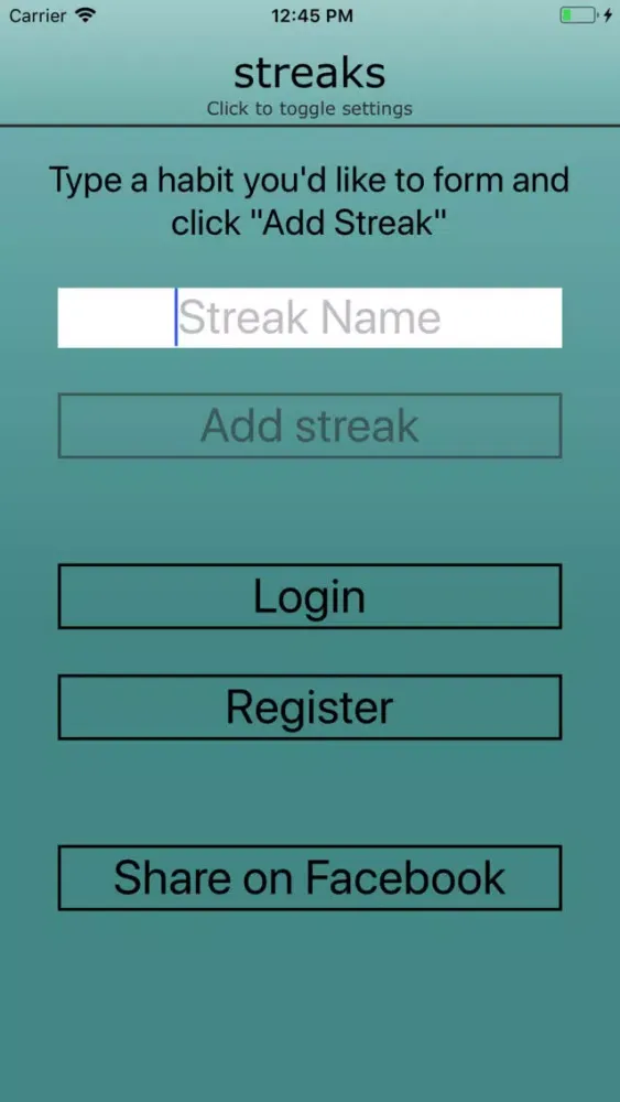 ภาพหน้าจอของ streaks - good habit builder