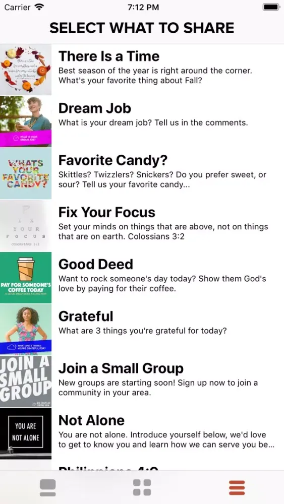 ภาพหน้าจอของ Share and Engage for Churches
