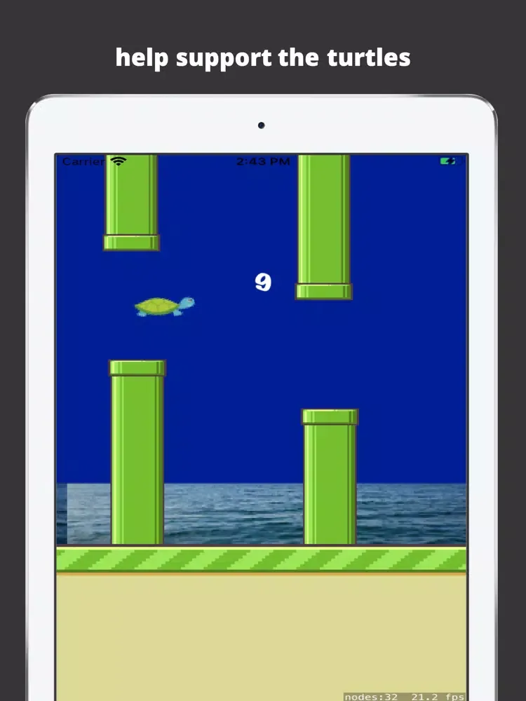 Swimming Turtle iPad  स्क्रीनशॉट