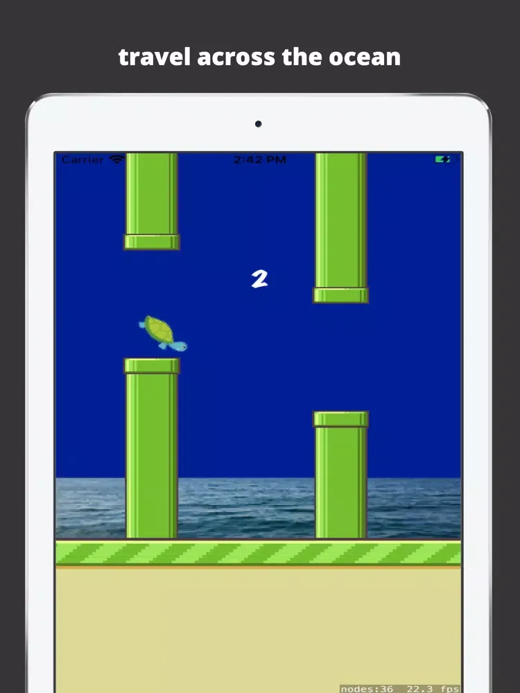 Swimming Turtle iPad  स्क्रीनशॉट