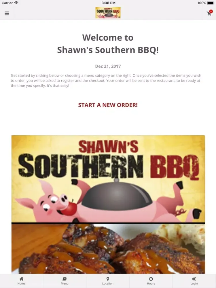 Shawn's Southern BBQ iPad 应用截图