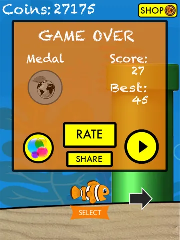 Speedy Fish - An Endless Flappy Splashy Crossy Zig Zag Fish Adventure Party! iPad 應用截圖