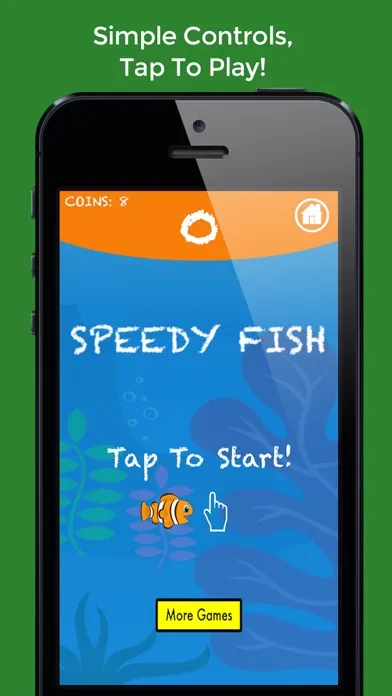 Speedy Fish - An Endless Flappy Splashy Crossy Zig Zag Fish Adventure Party!應用截圖