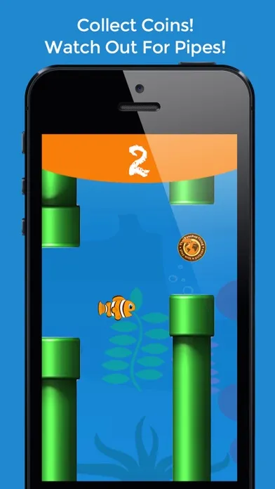 Speedy Fish - An Endless Flappy Splashy Crossy Zig Zag Fish Adventure Party!應用截圖