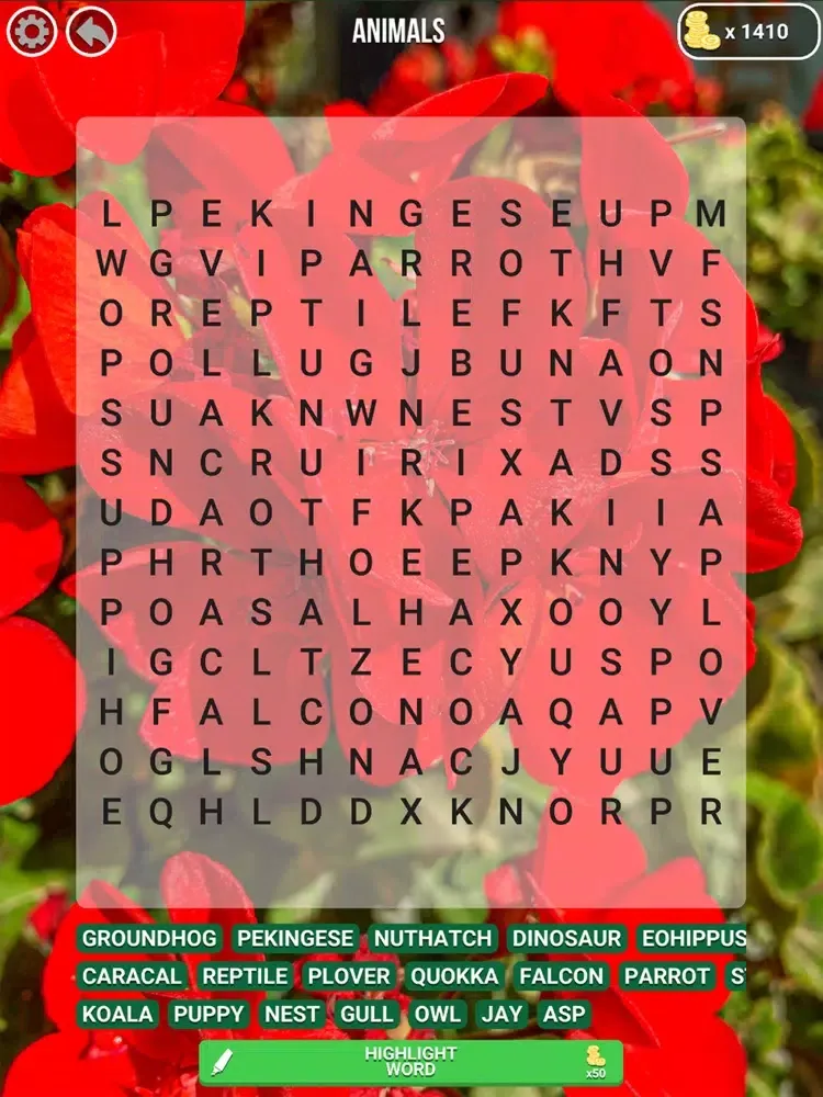 Word Pursue iPad  سکرین شاٹس