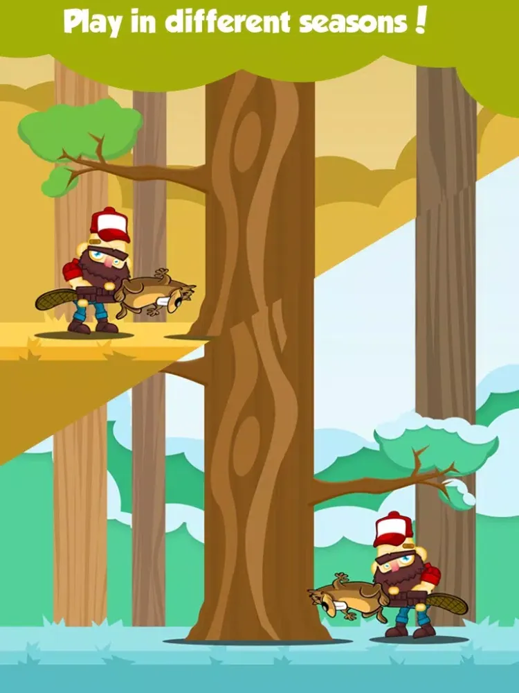 Zrzuty ekranu Crazy Beaver Man - Chop Wood and be a LumberJack iPad 