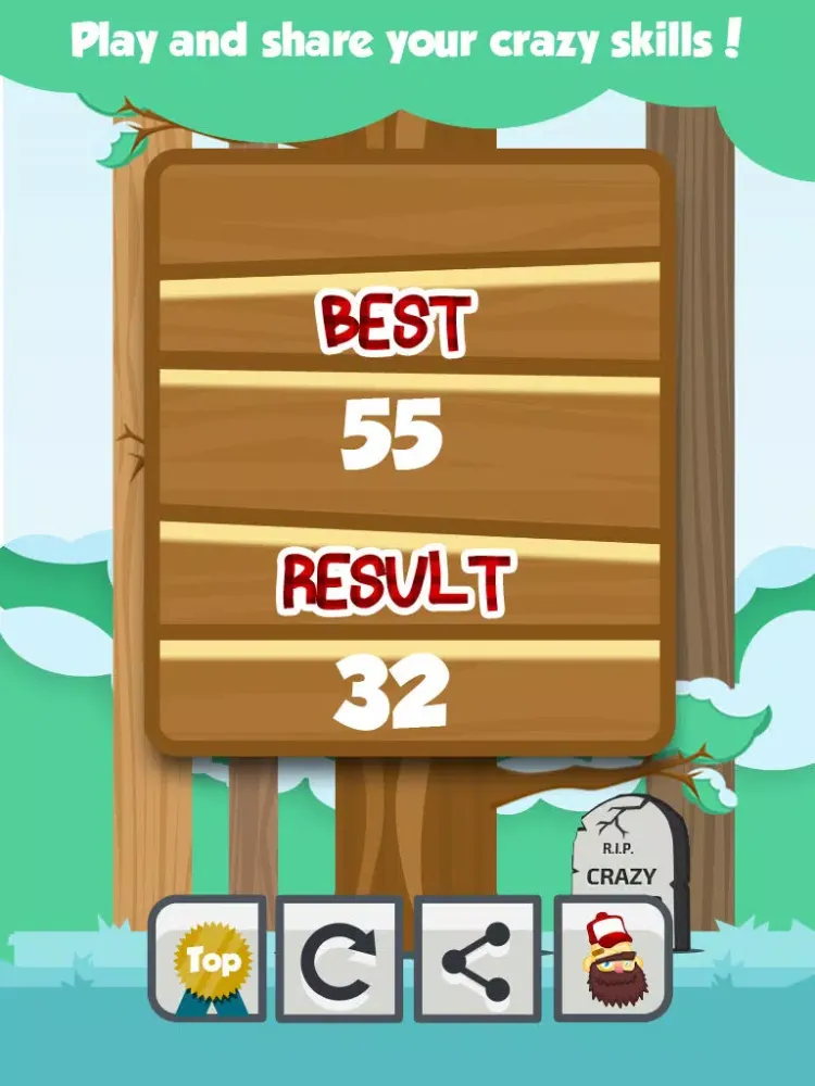 Zrzuty ekranu Crazy Beaver Man - Chop Wood and be a LumberJack iPad 