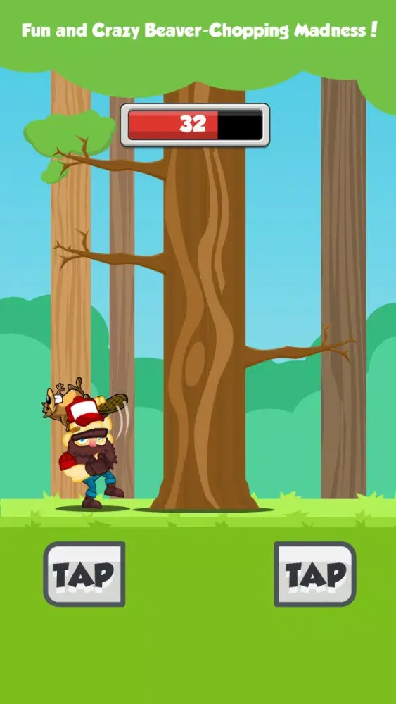 Zrzuty ekranu Crazy Beaver Man - Chop Wood and be a LumberJack