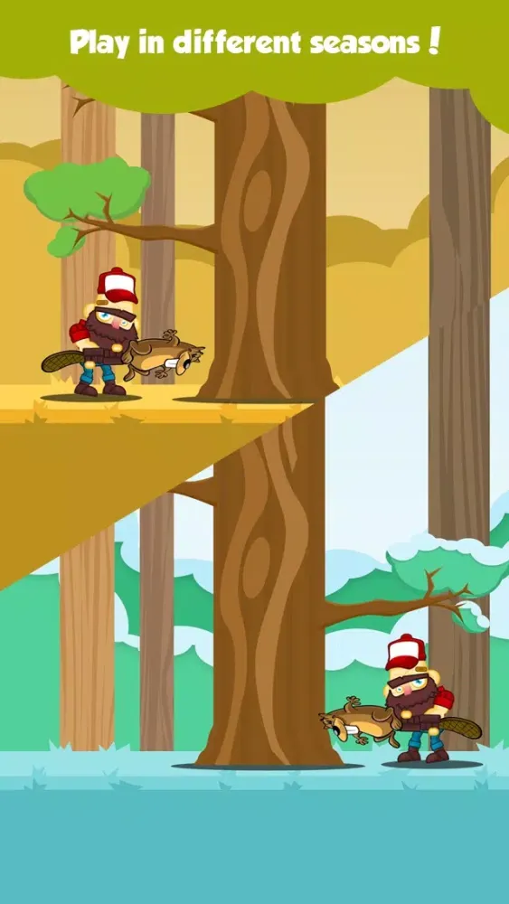 Zrzuty ekranu Crazy Beaver Man - Chop Wood and be a LumberJack