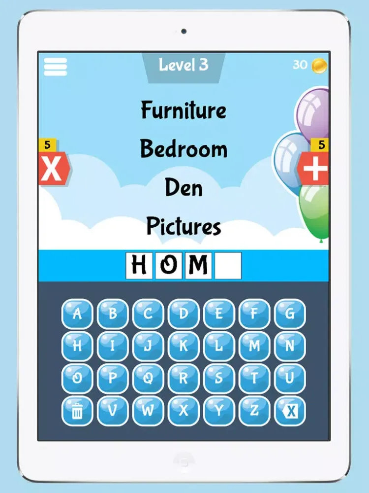 Скриншоты Four Small Words iPad 