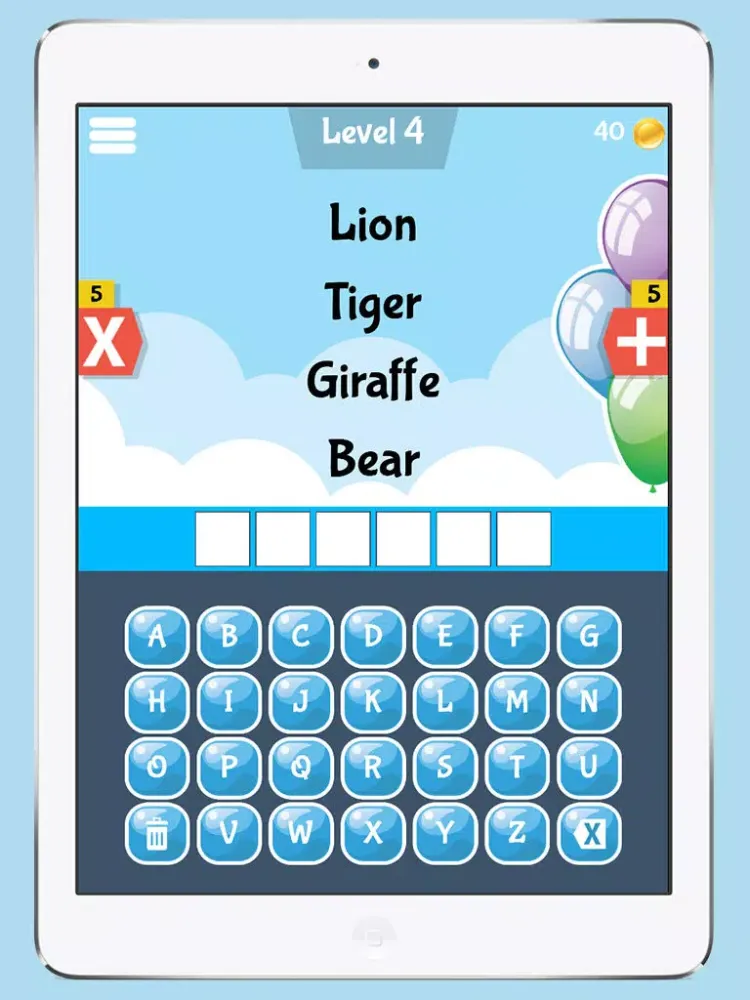 Скриншоты Four Small Words iPad 