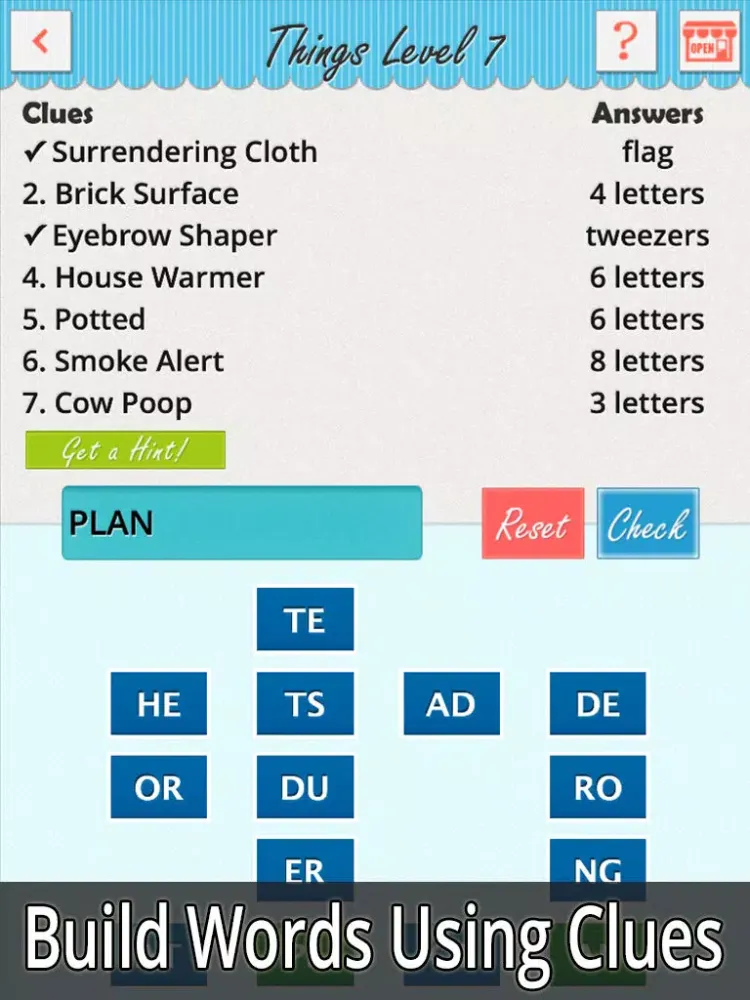 Just Seven Words 2 - More Challenges for Word Game Experts iPad  سکرین شاٹس