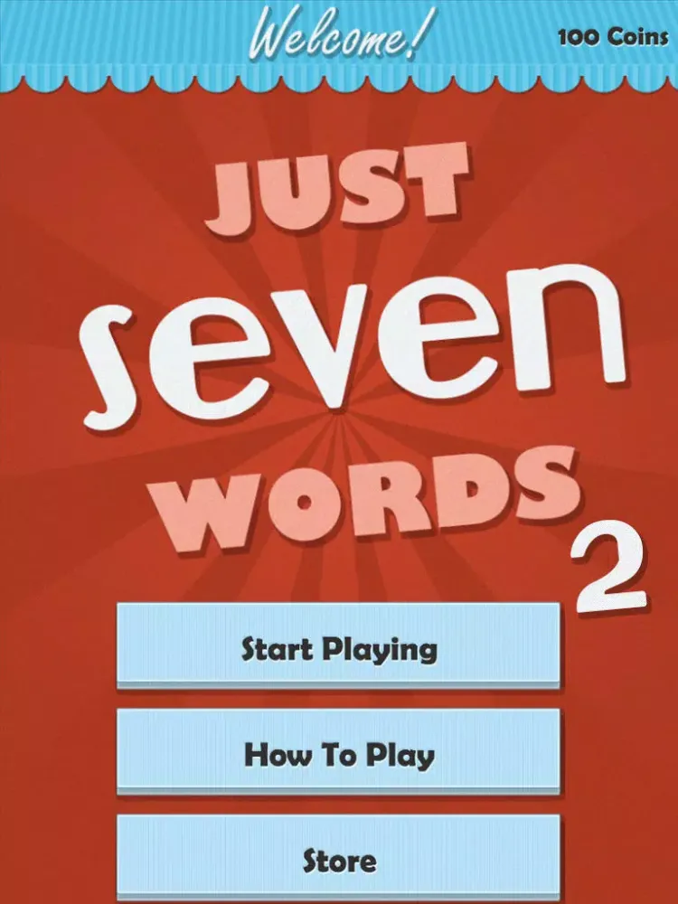 Just Seven Words 2 - More Challenges for Word Game Experts iPad  سکرین شاٹس